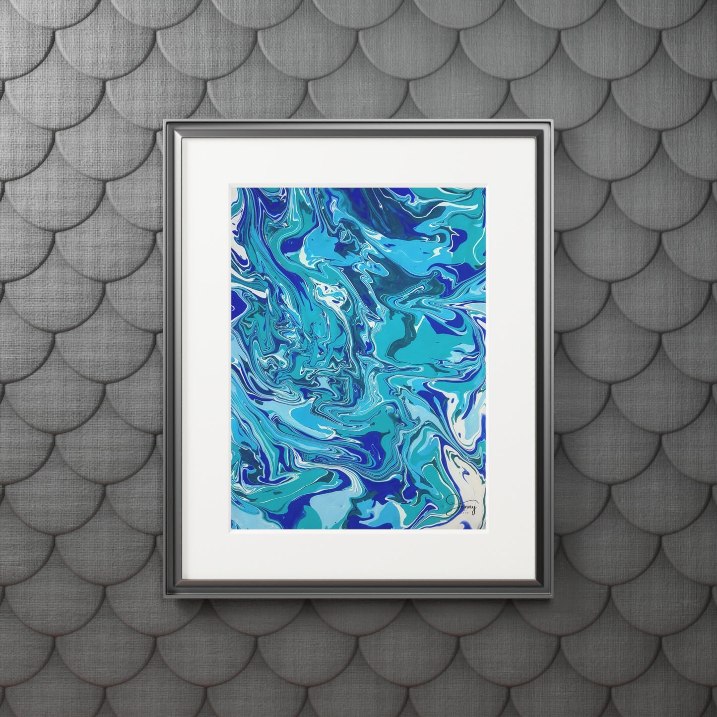 RIVER FLOWS IN YOU Fine Art Prints (Passepartout Paper Frame)