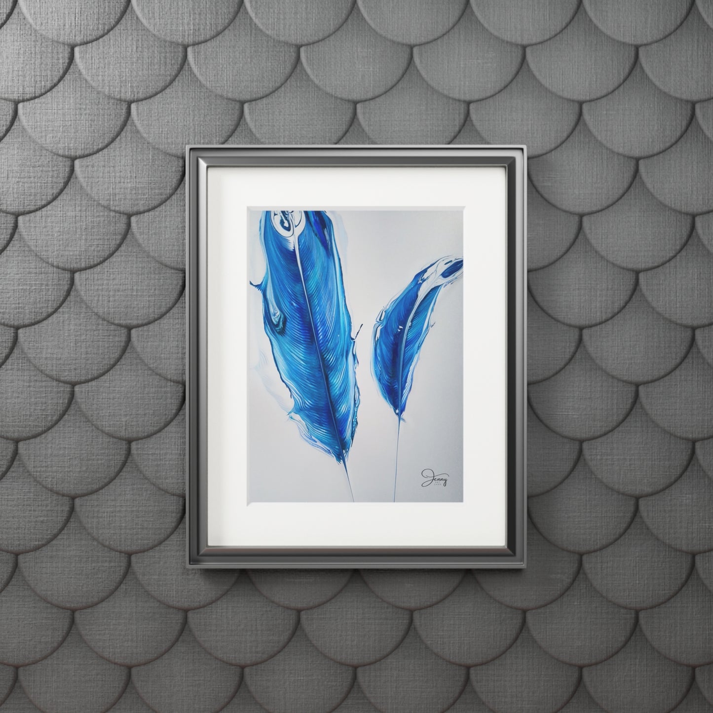 UNDER YOUR WINGS Fine Art Prints (Passepartout Paper Frame)