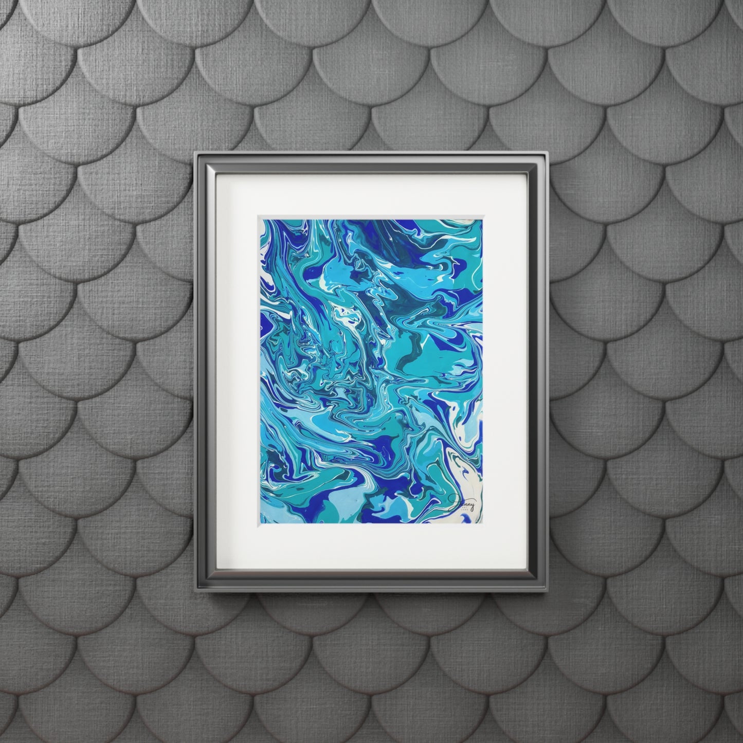 RIVER FLOWS IN YOU Fine Art Prints (Passepartout Paper Frame)