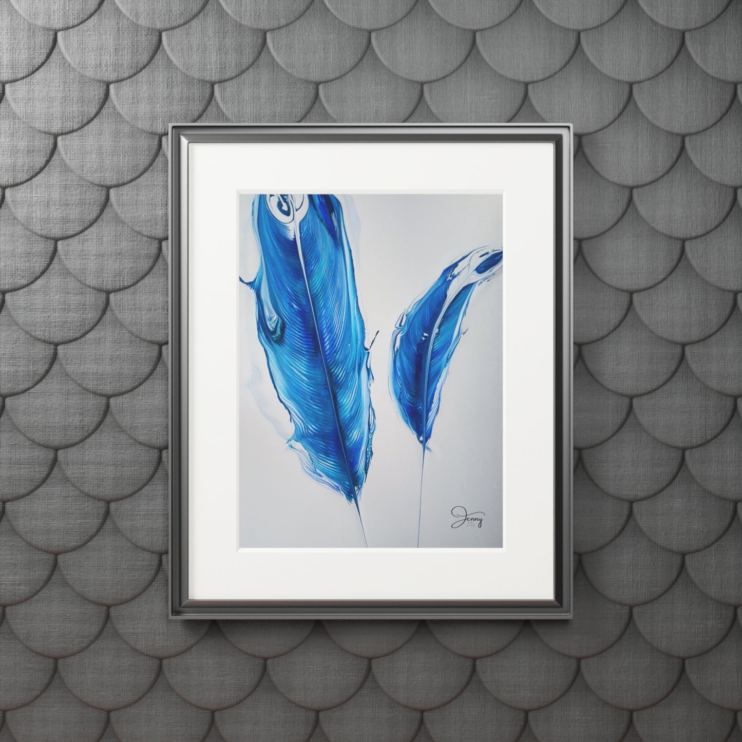 UNDER YOUR WINGS Fine Art Prints (Passepartout Paper Frame)